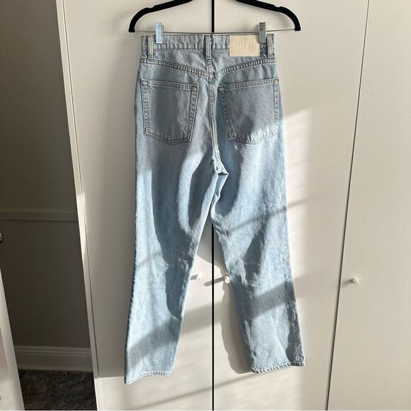 GRLFRND Cassidy Mid Rise Straight in Park Slope - Picture 9 of 10